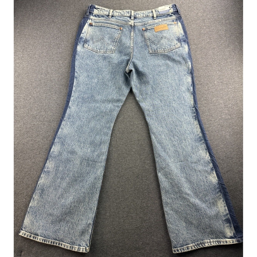 Wrangler Women's Two Tone Color Block High Rise Westward 626 Bootcut Jeans 32x30 - Picture 15 of 16